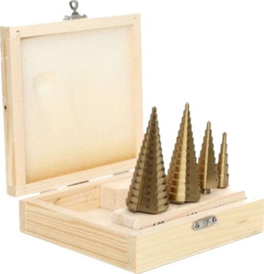 Trinnbor Awtools Trinnsylindrisk 4/12/20/32/39 Mm Sett (Aw41000)