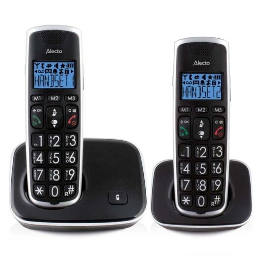 DECT telefon Alecto FX 6020 2 hodetelefoner + basestasjon DECT telefon Alecto FX 6020 2 hodetelefoner + basestasjon