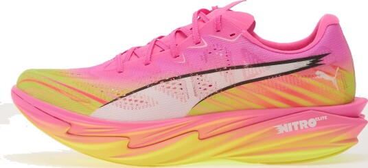 Joggesko Puma Deviate NITRO Elite 4 ST Poison Pink/ Yellow Alert EUR 44