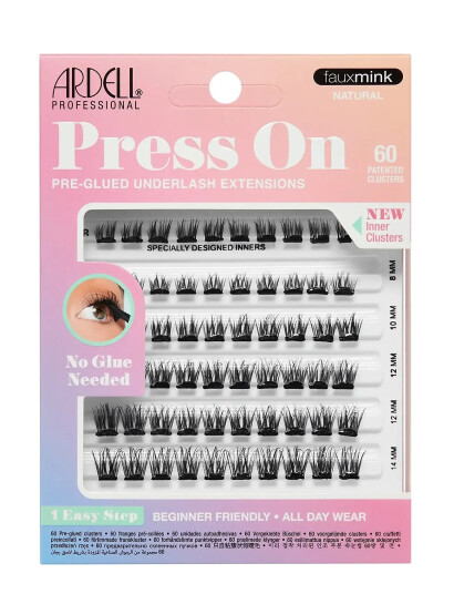 Ardell Press On Faux Mink Natural Multipack - Black - ONE SIZE Ardell Press On Faux Mink Natural Multipack - Black - ONE SIZE
