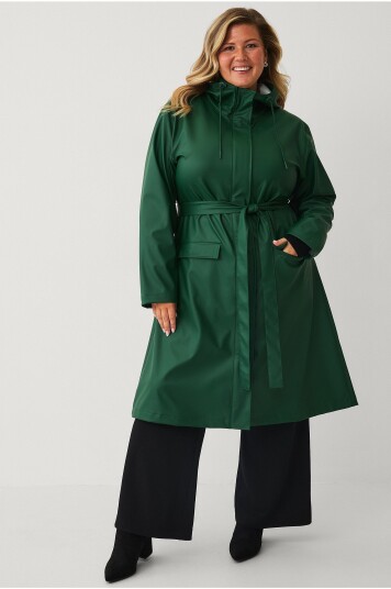 Ellos Collection Regnfrakk Pluie Grønn
