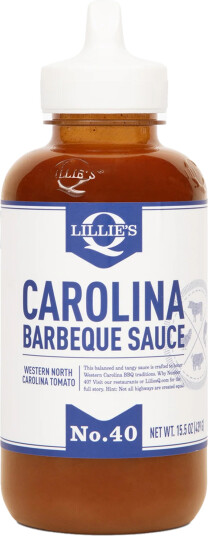 Lillie"s Q Carolina barbecue sauce 567g Prisvinnende BBQ saus