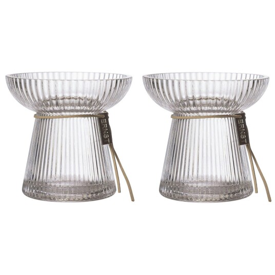 Ernst Løkvase Med Riflet Struktur 11 cm 2 pk