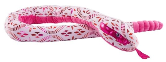 Wild Republic Kosedyr Slange Pink-Blossom Plysj 137cm Wild Republic Kosedyr Slange Pink-Blossom Plysj 137cm