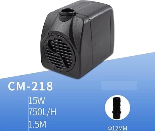 Ultra Stille Fontenepumpe 750 L/T 15 W