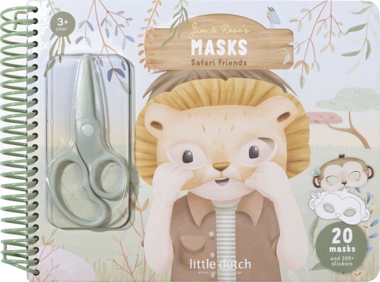Little Dutch Safari Friends Hobbybok med Saks