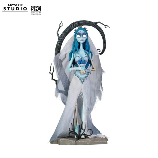 ABYstyle Corpse Bride Figur "Emily" med Blå Bukett - 17 cm