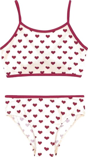 Konges Sløjd Bikini - Bowie - Coeur Sangria - Konges Sløjd - 3 år (98) - Bikini Beige Rosa Rød