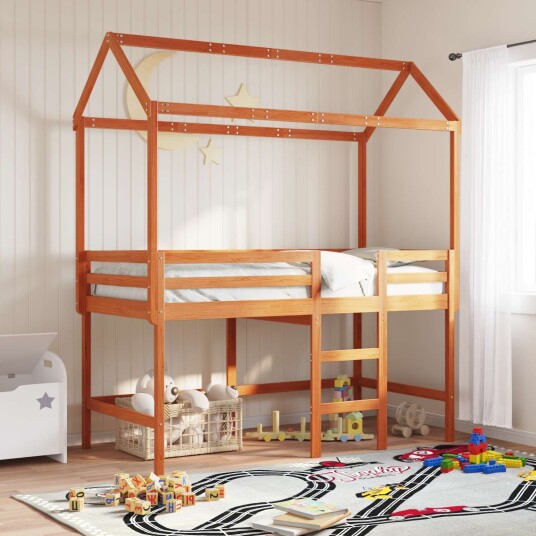  Hemsengeramme VoksBrun 90 x 190 cm Massiv furu