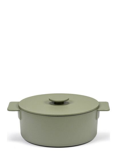 Serax Pot Enamel Cast Iron D26 Surface By Sergio Herman Green 4.6 L Serax Pot Enamel Cast Iron D26 Surface By Sergio Herman Green 4.6 L
