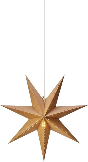 Markslöjd Pendel stjerne Kiara 1L 45cm Brun
