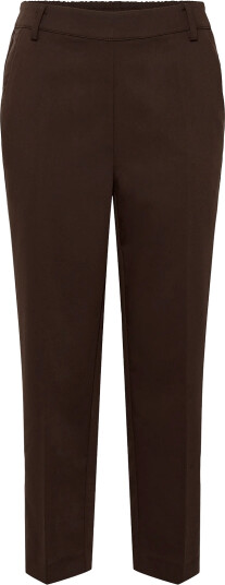 Kaffe Kasakura Hw Cropped Pants Brown 42