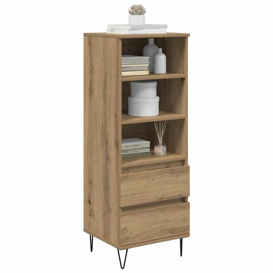 Høyskap med skuff Artisan Eik 40 x 36 x 110 cm Konstruert tre Høyskap med skuff Artisan Eik 40 x 36 x 110 cm Konstruert tre
