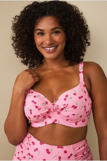 Ellos Plus collection   Bikini BH med bøyler   Rosa