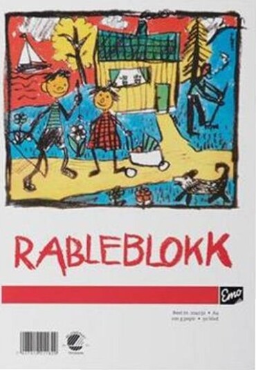 Schutz As Rableblokk EMO A4 100 Gram 50 Blad Klassisk Tegneblokk Fargeblokk