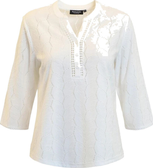Signature Dame Bluser & Skjorter Hvit L,
