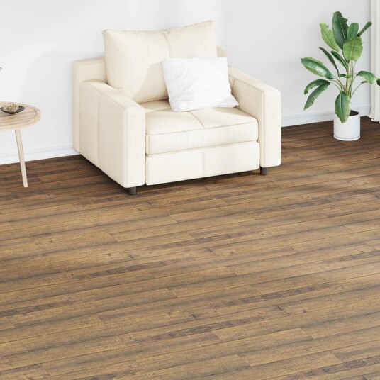 Gulvplanker 18 pcs Valnøtt Brun 2,51 m² PVC Gulvplanker 18 pcs Valnøtt Brun 2,51 m² PVC