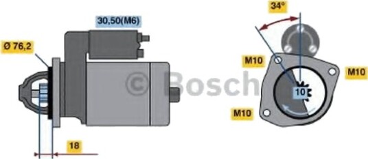 BOSCH 0 986 020 900 Starter BOSCH 0 986 020 900 Starter