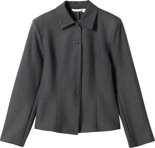 Noella N Maelle Shirt GREY HERRINGBONE L