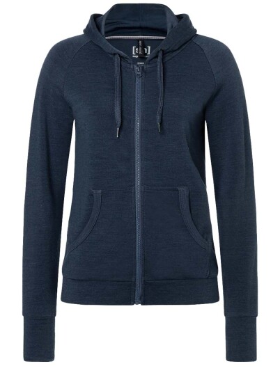 super.natural Women's Everyday Zip Hoodie Blueberry L, Blueberry