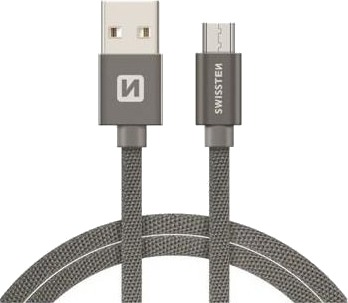 Swissten 71522202 1,2 M Usb A Micro-Usb B Usb 2.0 480 Mbit/S Grå