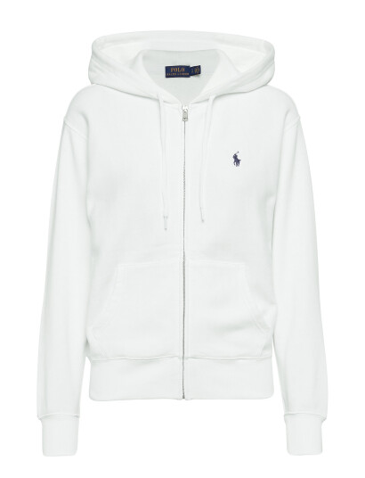 Polo Ralph Lauren Fleece Full-Zip Hoodie - White - XL Polo Ralph Lauren Fleece Full-Zip Hoodie - White - XL