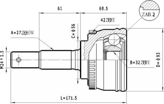 STATIM C.537 Drivledd