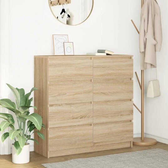 Skjenk sonoma eik 100x35x99 cm konstruert tre Skjenk sonoma eik 100x35x99 cm konstruert tre