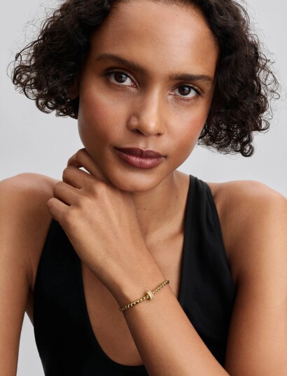Pandora 14K Gold Plated Bracelet Gold 16 CM Pandora 14K Gold Plated Bracelet Gold 16 CM