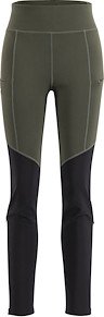 Lundhags Women's Fulu Wool Tights Olive/Black XS