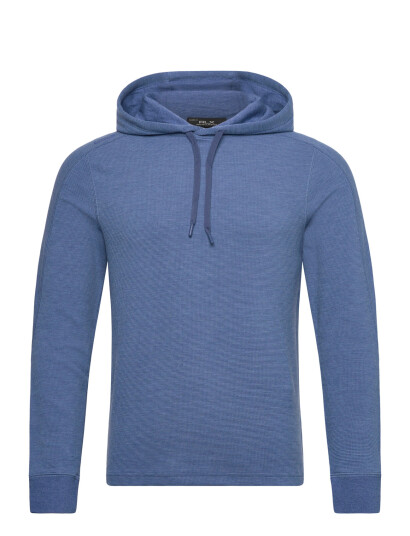 Ralph Lauren Golf Performance Waffle Knit Hoodie Blue L
