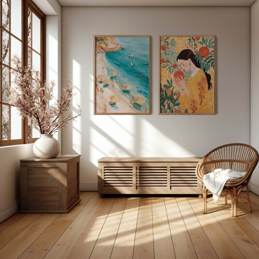 Plakat Strandfred og Flora Harmoni / Sett av 2