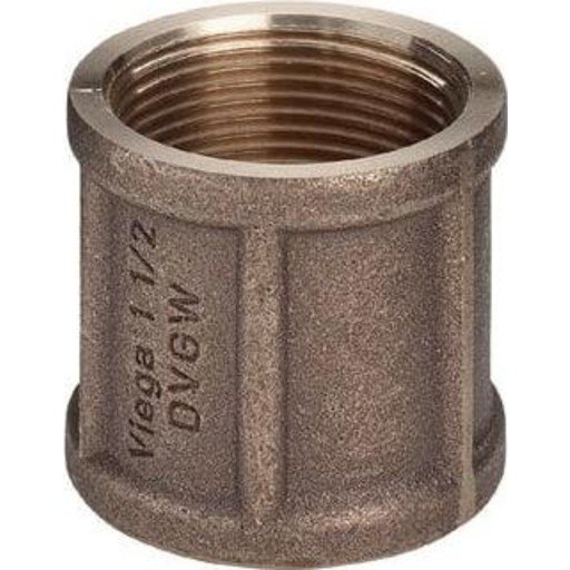 Viega 1/2" Rødgods Fittings for Vanninstallasjoner - Høy Korrosjonsbestandighet