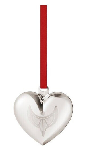 Georg Jensen Jul 2024 ornament hjerte sølv