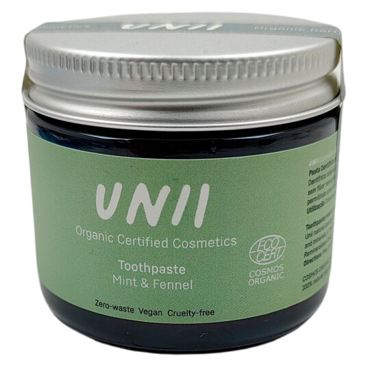 Organisk tannkrem Unii Mint & Fennikel Organisk tannkrem Unii Mint & Fennikel