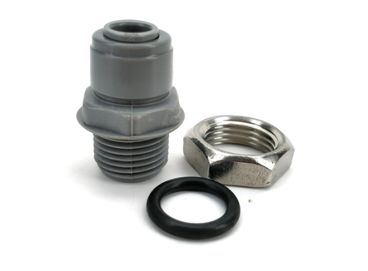 9,5mm (3/8") til 1/2" BSP med mutter 9,5mm (3/8") til 1/2" BSP med mutter