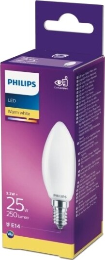 Philips Kronljus 2,2 W 25 W E14 A++ 250 Lm 15000 H