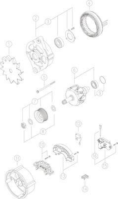 Dynamo MAHLE MG 515