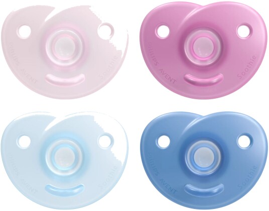 Philips Avent Soothie Smokk 0-6 Måneder Rosa/Blå