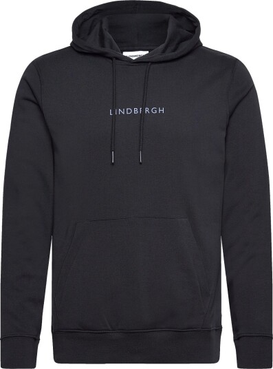 Lindbergh Logo Chest Print Hoodie Sweat Blue XXXL