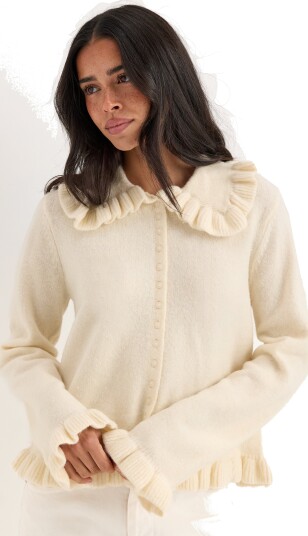 YAS Yasfrilo Ls Knit Cardigan S. Noos Cream M