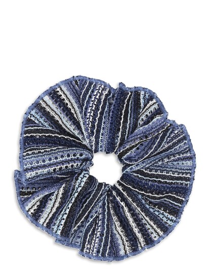 SUI AVA Saint Tropez Scrunchie Blue ONE SIZE