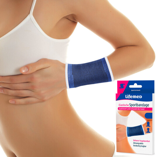 Armbånd Lifemed Elastisk Sportsbandasje MEDIUM