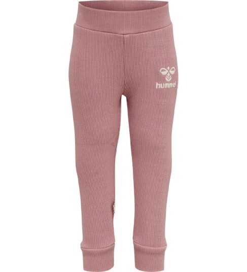 Hummel Leggings Rib hmlSami Woodrose 56 Leggings Rosa