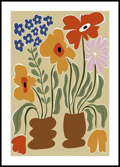 Classic Color Bloom Plakat Plakat / 100x150cm Classic Color Bloom Plakat Plakat / 100x150cm