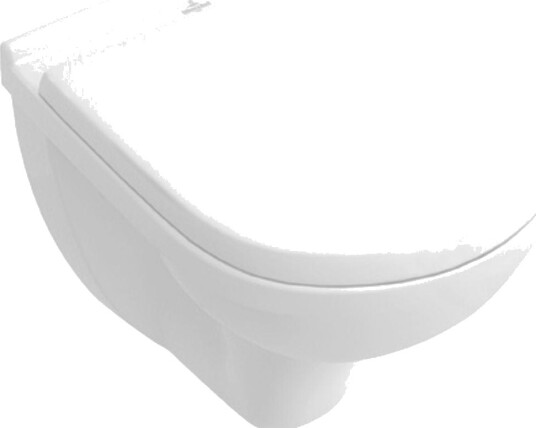 VILLEROY & BOCH O.NOVO COMPACT VEGGSKÅL M/TOALETTSETE, HVIT ALPIN VILLEROY & BOCH O.NOVO COMPACT VEGGSKÅL M/TOALETTSETE, HVIT ALPIN