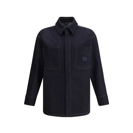 Fendi Herre Jakker Blå M, Fendi Herre Jakker Blå M,