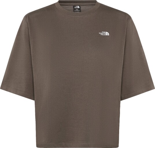 The North Face W Tnf Essential Simple Dome Boxy Rlx Ss Brown XS