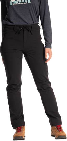 KLIM Bukser  Passage Softshell Dame Svart
