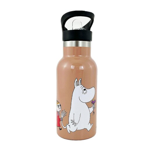Mummi Drikkeflaske Mummifigurer Rosa 350ml